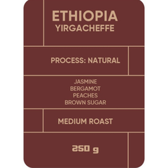 Ethiopia Yirgacheffe – Natural Process
